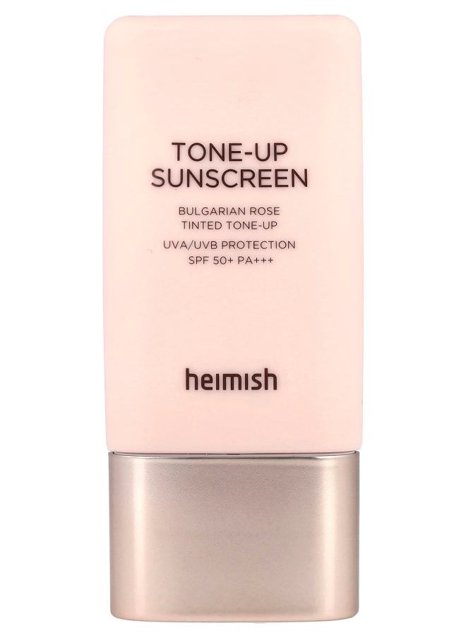 Heimish Tone-Up Sunscreen Bulgarian Rose Tinted SPF 50+ PA+++ 1.01 fl oz (30 ml) 