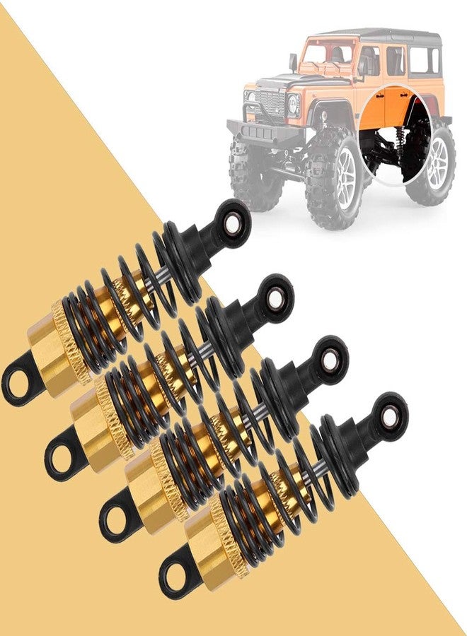 Dilwe امتصاص صدمات سيارة RC، زوج واحد 68 مم امتصاص صدمات معدني ذهبي لسيارة نموذج RC 1:10 قطع غيار ملحقات نموذج السيارة - Image 5