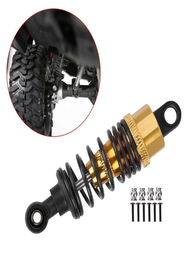 Dilwe امتصاص صدمات سيارة RC، زوج واحد 68 مم امتصاص صدمات معدني ذهبي لسيارة نموذج RC 1:10 قطع غيار ملحقات نموذج السيارة - Image 4