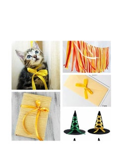 MARKQ Golden Yellow Satin Ribbon, 12mm x 25yd Fabric Polyester Ribbon for Gift Wrapping, Party Favors, Wedding Decorations, Bow Making, Bouquets, Sewing Projects & Craft Supplies  - Image 4
