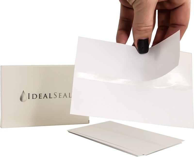 IDEALSEAL Bright White Box of 300 Double Postage Meter Tapes 5 1/4 x 3 1/2 Compatible Replacement for PB 612-0, 612-7, 612-9 & 620-9 Postage Meter Tape 05204 Two Labels Per Sheet - Image 4