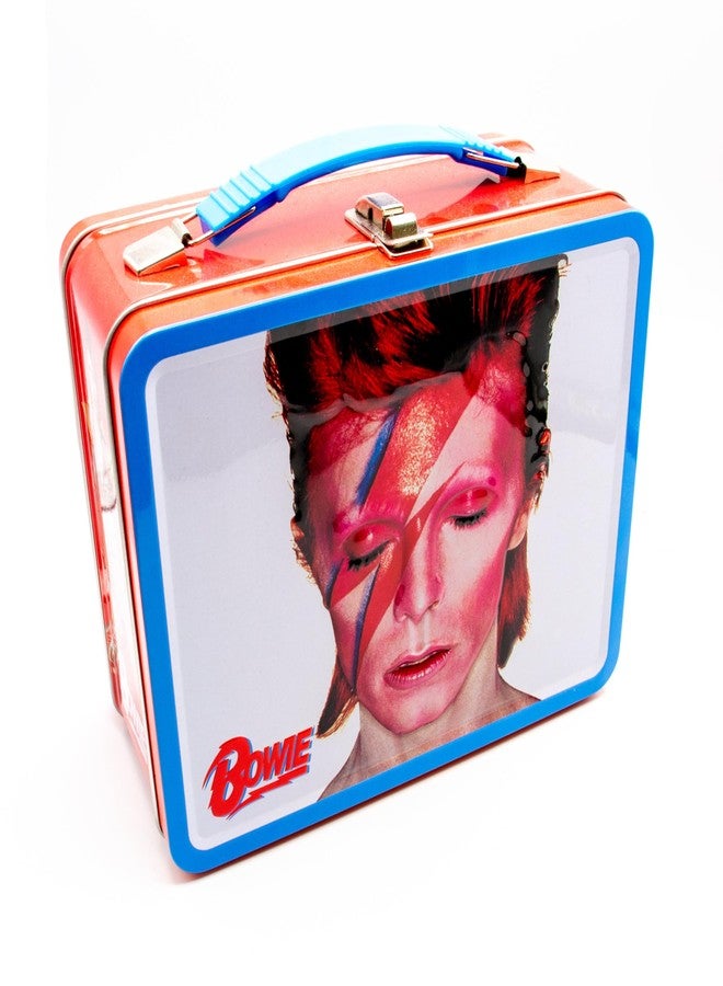 AQUARIUS David Bowie Aladdin Sane Fun Box - Sturdy Tin Storage Box with Plastic Handle & Embossed Front Cover - Officially Licensed Merchandise & Collectible Gift - Image 1