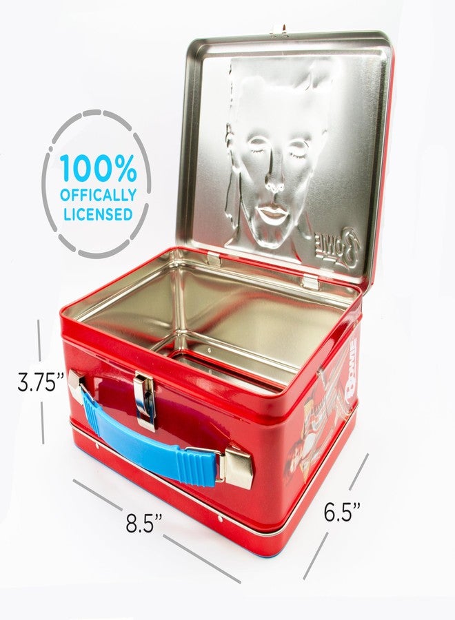 AQUARIUS David Bowie Aladdin Sane Fun Box - Sturdy Tin Storage Box with Plastic Handle & Embossed Front Cover - Officially Licensed Merchandise & Collectible Gift - Image 2