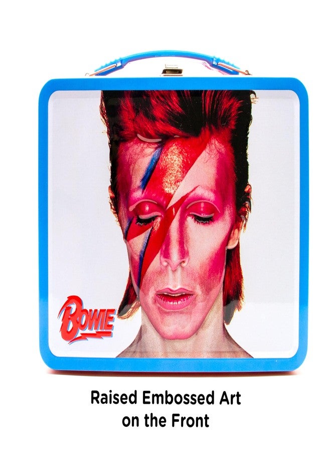 AQUARIUS David Bowie Aladdin Sane Fun Box - Sturdy Tin Storage Box with Plastic Handle & Embossed Front Cover - Officially Licensed Merchandise & Collectible Gift - Image 3