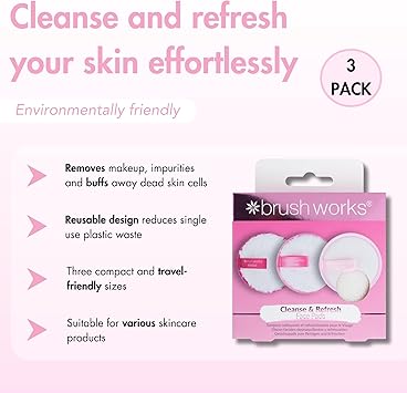 Brushworks وسادات تنظيف الوجه من بروسوركس - Image 3