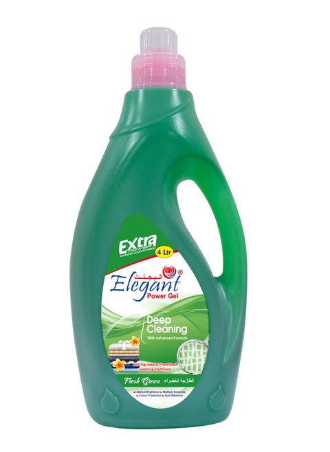 Fresh Green Deep Cleaning Power GEL 4 Liter Liquid Laundry Detergent