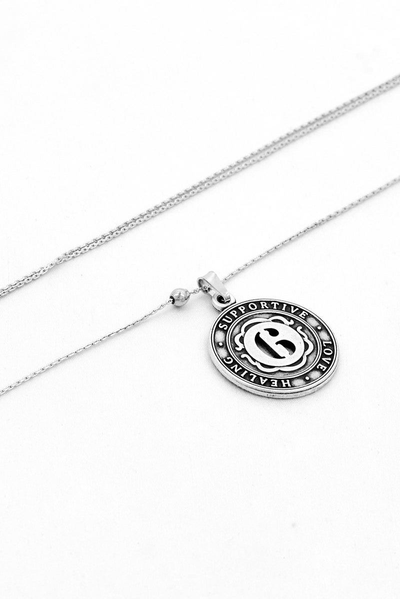 ALEX AND ANI Women Numerology 6 Expandable Necklace, Silver  - Image 3