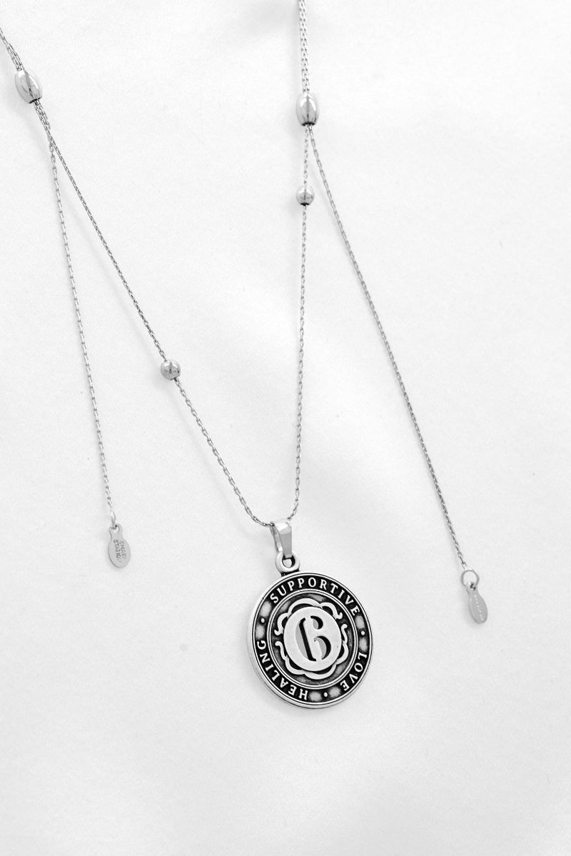 ALEX AND ANI Women Numerology 6 Expandable Necklace, Silver  - Image 1