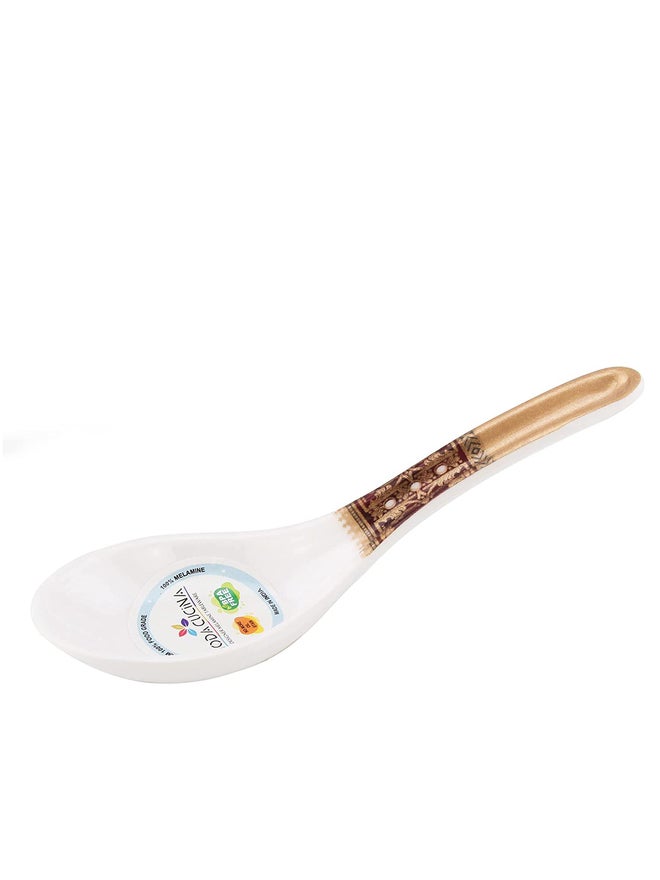 MODA CUCINA ملعقة شوربة ستايلو من ملامين مودة كوتشينا باللون الأحمر العرقي