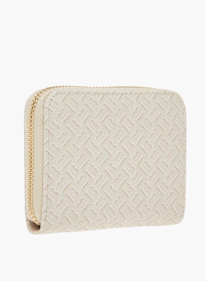 Flora Bella By Shoexpress Womens Textured Zip Around Wallet  - Image 1