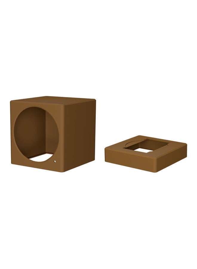 NIBEMINENT Protective Surveillance Camera Silicone Cover Brown  - Image 1