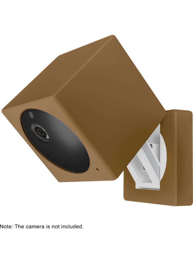 NIBEMINENT Protective Surveillance Camera Silicone Cover Brown  - Image 4