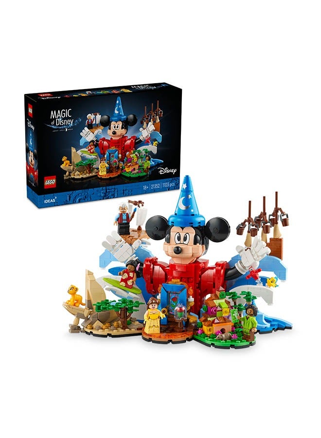 LEGO Ideas Magic of Disney Decoration Set for Adults 21352 (Age 18+, 1103 Pieces) - Image 1