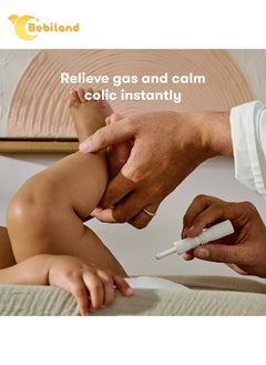 Bebiland 10-Piece Baby Gas and Colic Reliever, Baby Constipation Relief, Suitable From Birth, White  - Image 2
