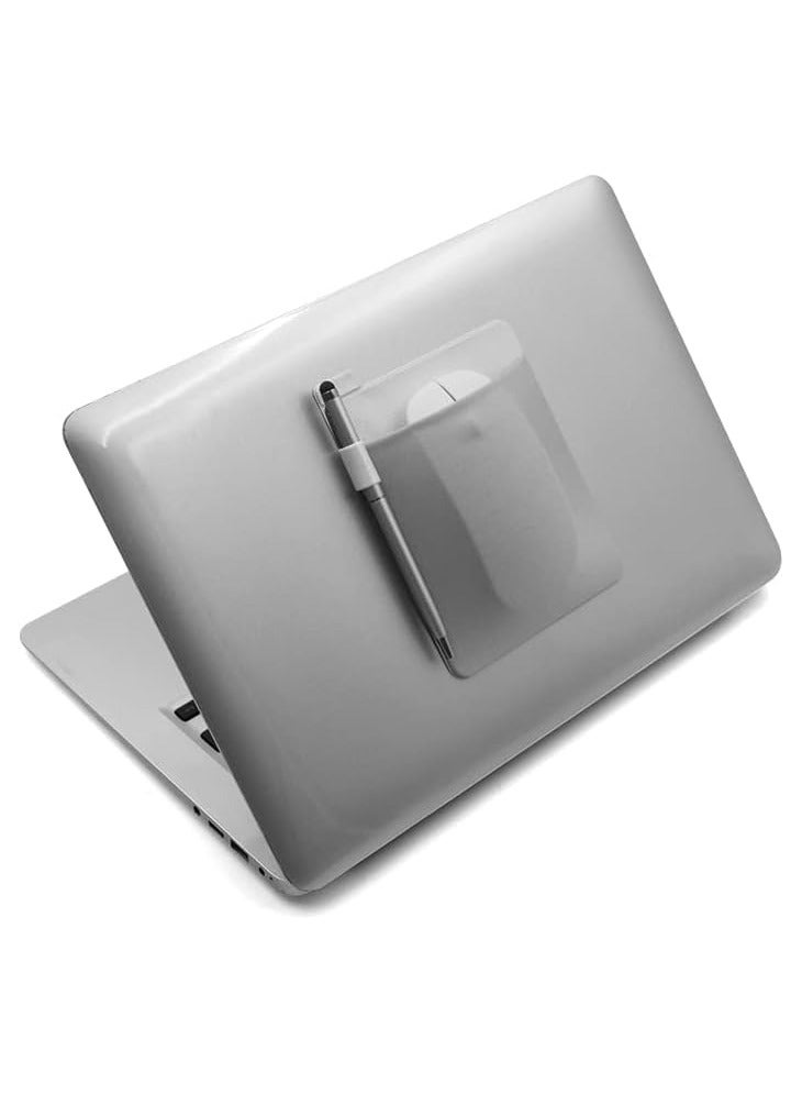 Portable SSD Hard Drive Sleeve with Reusable Adhesive Black  Sharp Gray  - Image 1
