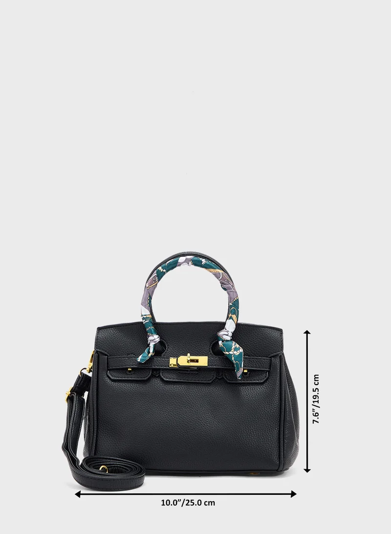 ايلا Classic Grain Large Handbag