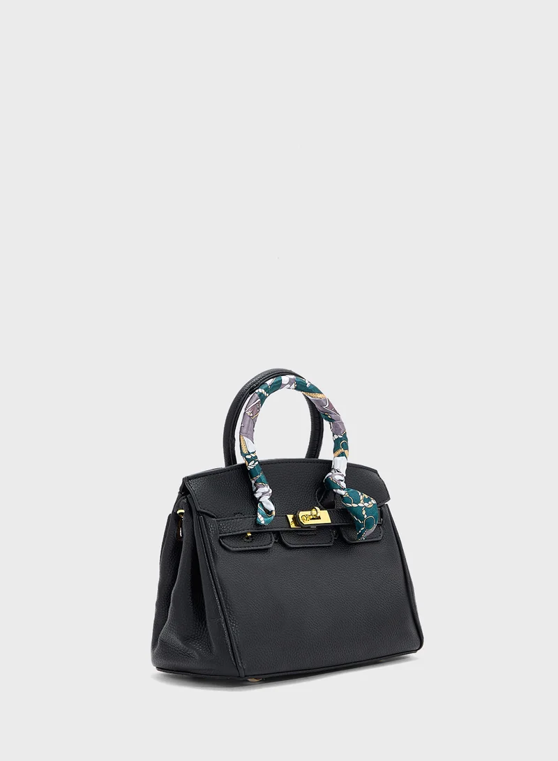 ايلا Classic Grain Large Handbag