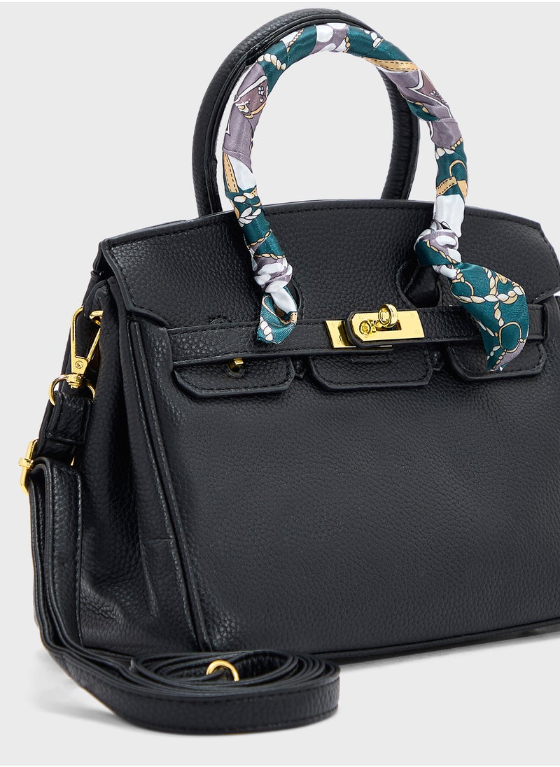 ELLA Classic Grain Large Handbag  - Image 4