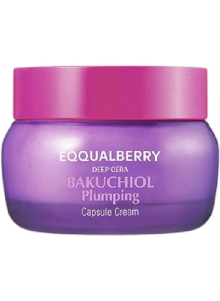 eqqualberry Ecoberry Bakuchiol Plumping Capsule Cream for Skin Tightening and Pore Tightening - 50ml