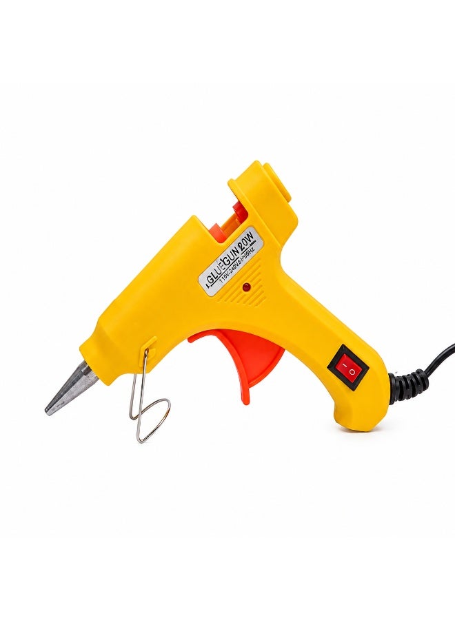 Hot Glue Gun, Model S-201, Yellow for Craft & Stationery