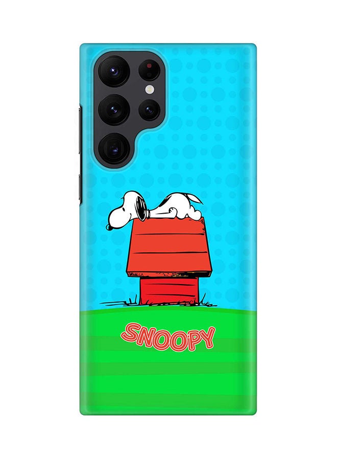 Stylizedd Case for Samsung Galaxy S22 Ultra 5G Snap Case Slim Snap Classic Series Shield Matte Finish Print - Snoopy 2 - Image 1