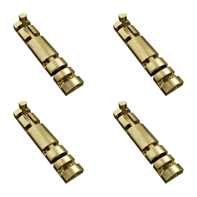 Atlantic Aluminium Tower Bolt 8 inch for Homes and Offices Antique Finish Pack of 4 Pcs - Image 1