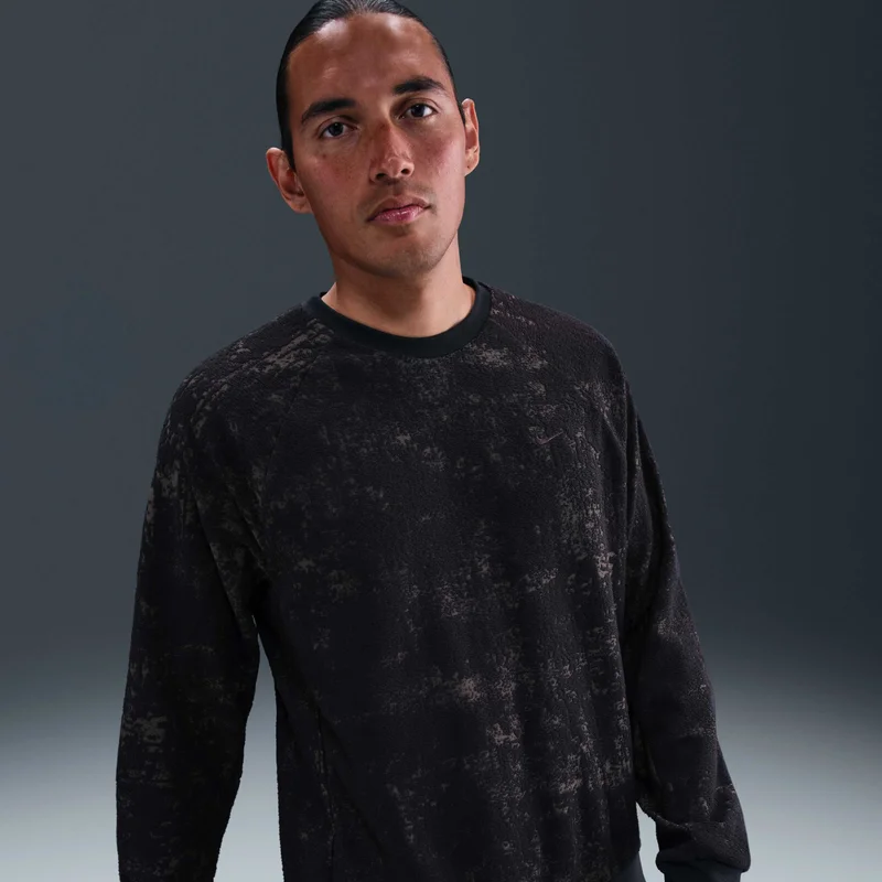 Nike Black Men's Primary Therma-FIT Training Top for Men | Best Price UAE