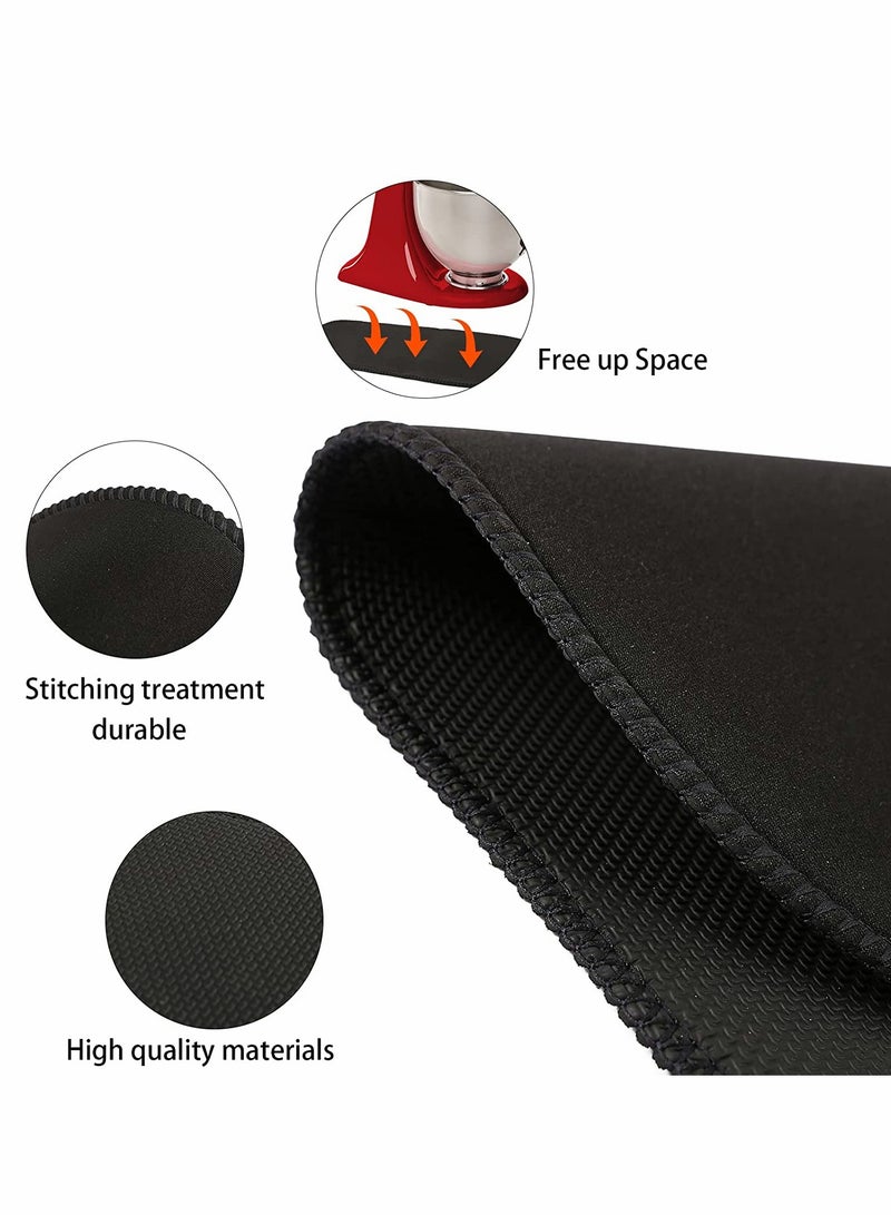 Mixer Mats, Mixer Mover, Blender anti-skid pad, Kitchen Appliance Slider Mats, Sliding Appliance Rolling Tray, Appliance Sliders, for KitchenAid Mixer, for Kitchen Appliances (Black)  - Image 5