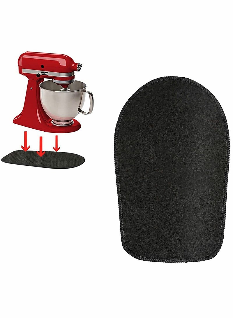 Mixer Mats, Mixer Mover, Blender anti-skid pad, Kitchen Appliance Slider Mats, Sliding Appliance Rolling Tray, Appliance Sliders, for KitchenAid Mixer, for Kitchen Appliances (Black)  - Image 1