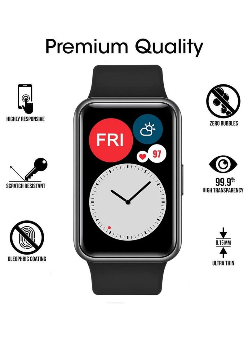 FITME 4 pcs PMMA 3D screen protector for Huawei Watch Fit 2  - Image 3