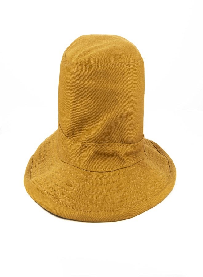 PrimeBox Cotton Classic Packable Beach Outdoor Bucket Sun Hat for Men Women Adult Teen Summer Breathable Sun Protection Pack of 1pcs Hat (Brown) - Image 1