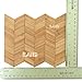 iLAND Varnished Dollhouse Flooring on 112 Scale Dollhouse Floor Boards of BambooParallelogram 96pcs - Image 4