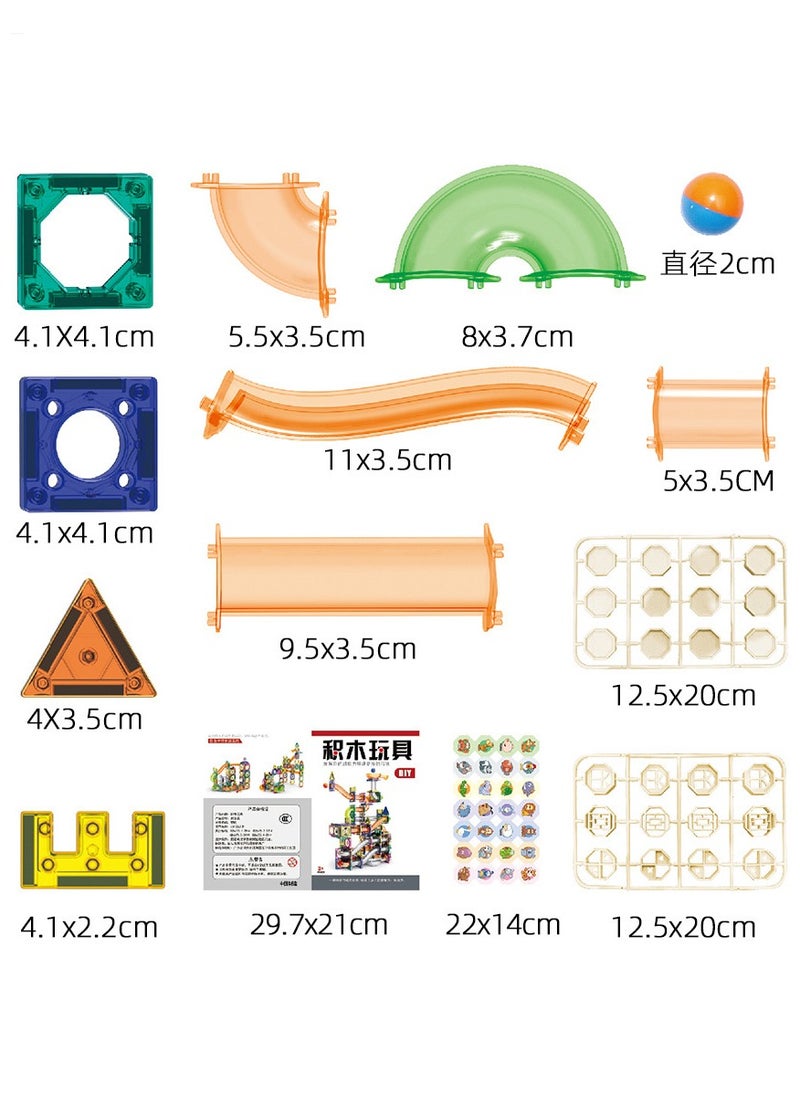 160 Pieces Magnetic Toys Building Block Set，Magnetic Building Stacking Blocks，Early Educational Building Toys Set  - Image 3