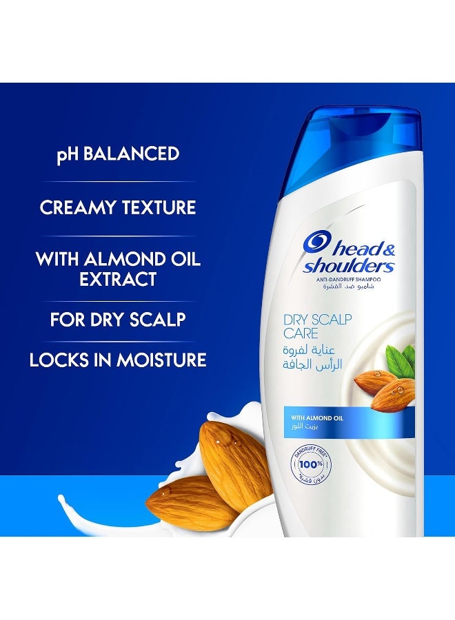 Head & Shoulders Dry Scalp Care Anti-Dandruff Shampoo With Almond Oil, 400 ml - Image 5