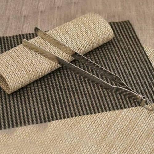 Amzgear Silver Stainless Steel Chimta for Kitchen Use, Roti Tong, Stainless Steel Tong, chapati Cooking, Phulka Grill, Chimta for Chapati, Tong for BBQ 25 cm1pc (Stainless Steel) - Image 3