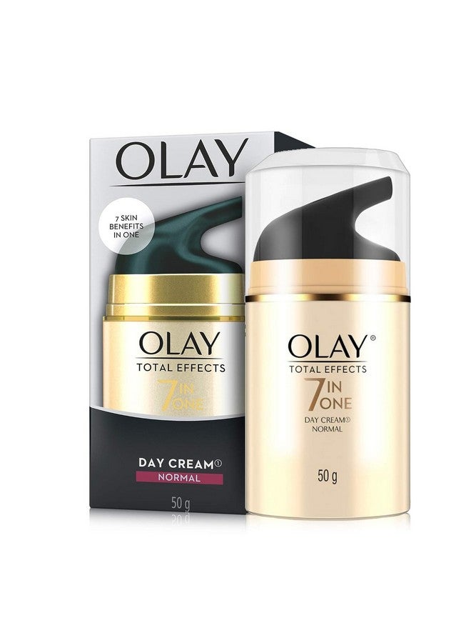 Olay Total Effects Anti Ageing Skin Cream (Moisturizer) Fights 7 Signs Of Ageing With Niacinamide And Green Tea Extracts Normal Oily Dry Combination Skin 50G (Daynormal (50 G)) - Image 2