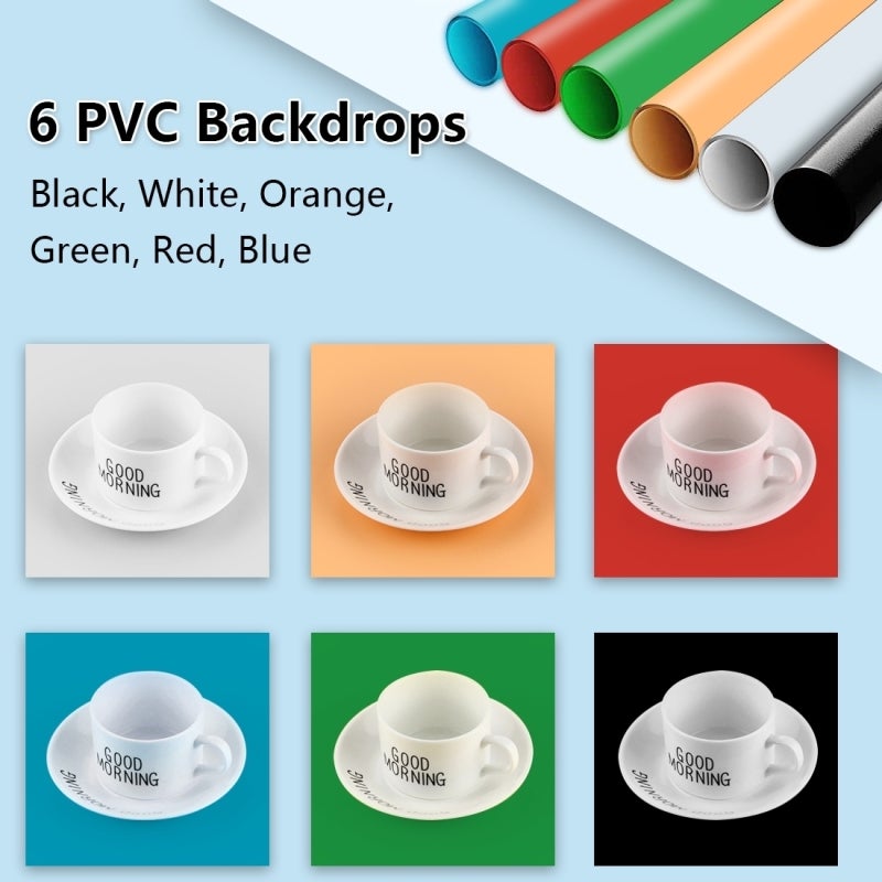 Mini Photo Studio Light Box: 160 LED Beads, 3 Color 10-Level Dimmable, CRI ≥90, 3200-6500K - Foldable Portable Hook And Loop Design, 12 Dual-Sided Backdrops - Light Box Photography For Professional Pr - Image 3
