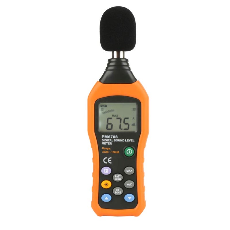 Digital Sound Level Meter Decibel Noise Tester 30 130dB LCD Display for Home Factories - Image 2