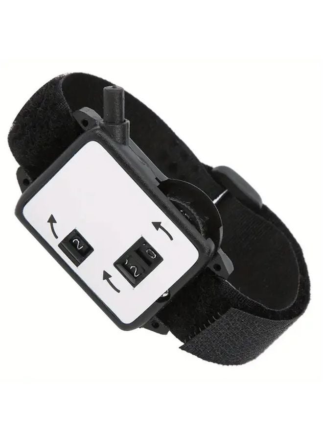 Black Golf Scoring Counter Watch 3pcs Portable Manual Wristband Stroke Keeper - Image 4