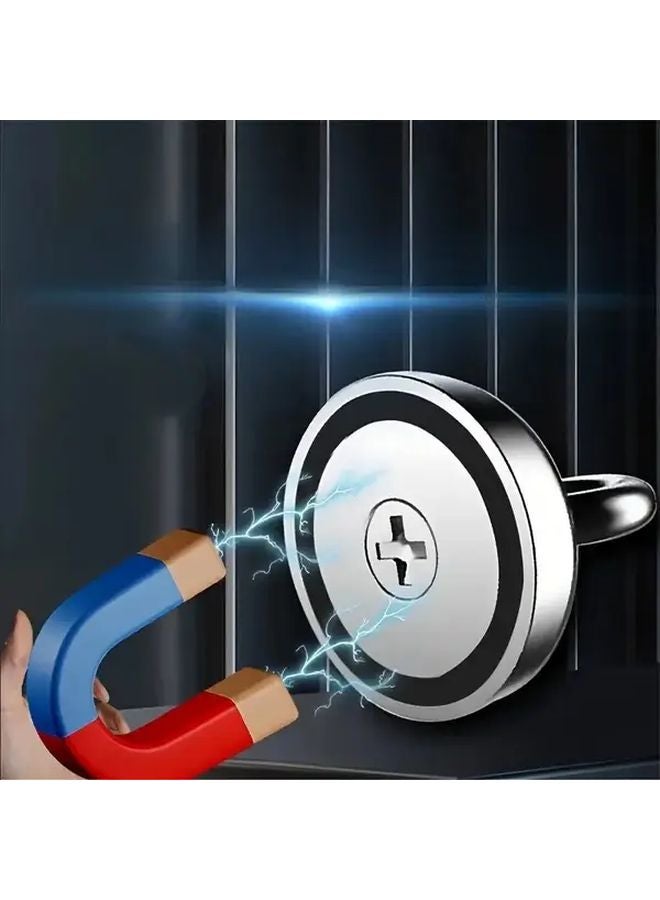 Small And Lightweight Fishing Magnet Heavy Duty Pull And Take Door Holder With Ring - Image 3