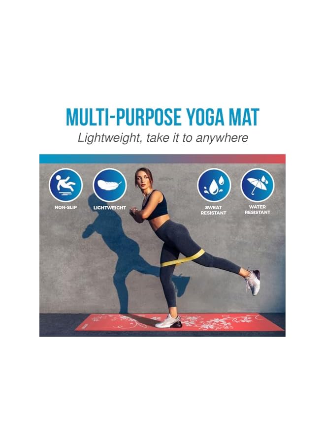 KETTLER - Yoga Mat (Red/White) - 07373-155 (German Brand) - Image 3