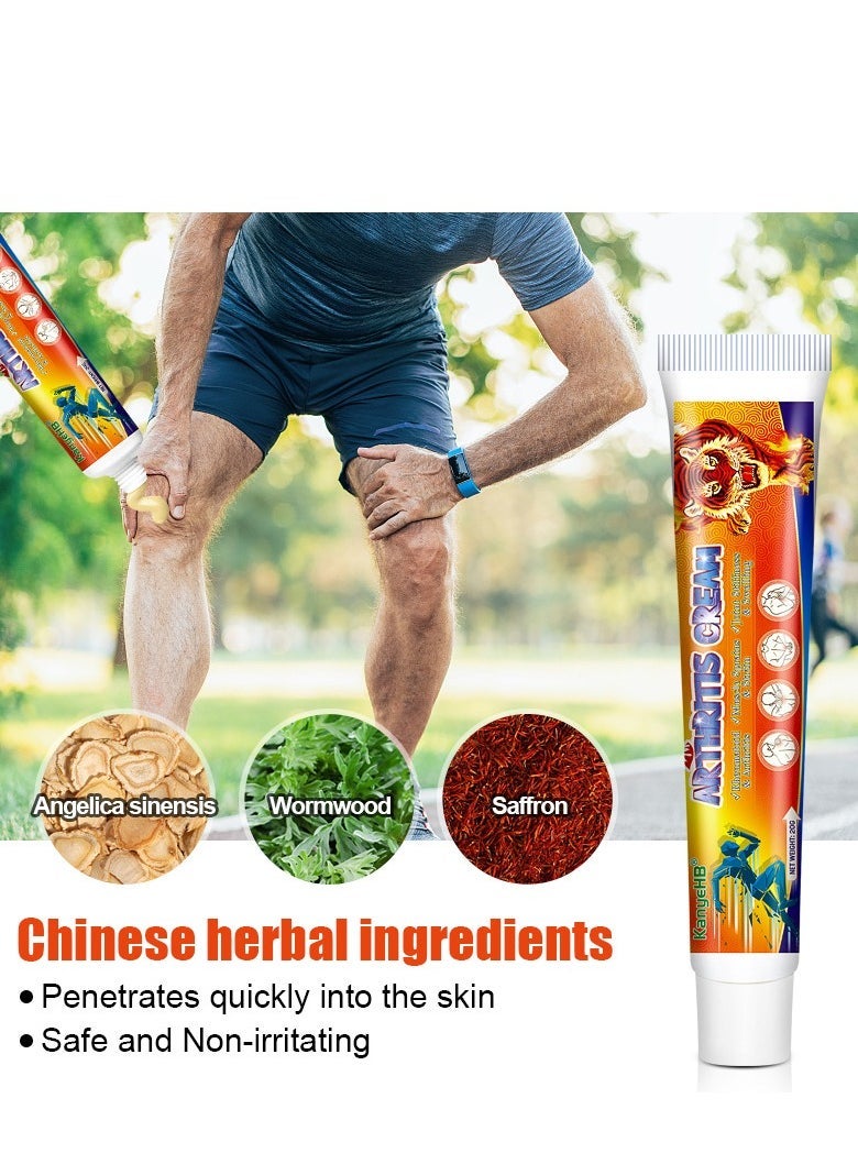 KanyeHB - Extra Strength Joint Relief Cream, Turmeric Cream, Deep Penetrating and Fast Acting Topical Liniment for Muscle, Back, Arthritis and Joint Pain, Knee Relief Cream, Back Massage Cream(2Pcs) - Image 1