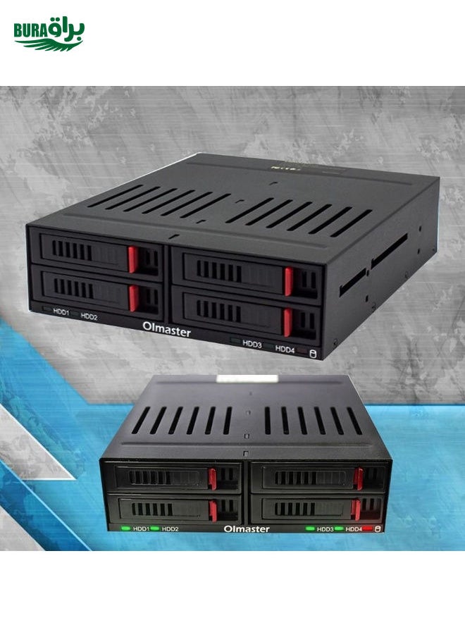 BURAQ - OImaster HE-2006 Multi-Bay Chassis Built-In Hard Disk Box - Image 1