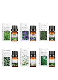 Mi VAZA 6 Bottles Water Soluble Aromatherapy Essential Oil  - Image 1