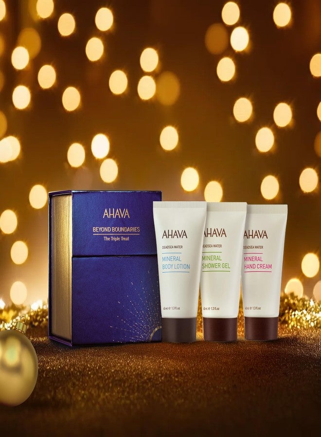 AHAVA The Triple Treat Gift Set - Includes Mineral Body Lotion, Mineral Hand Cream, Mineral Shower Gel 3 x 1.3 Fl.Oz & Crystal Osmoter X6 Sample - Image 3
