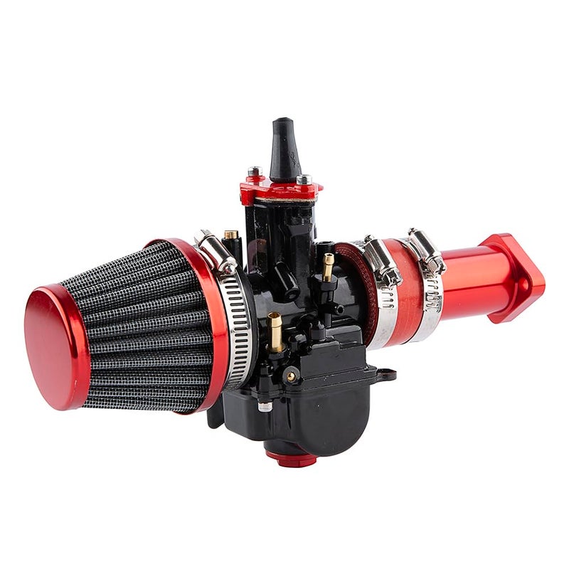 QXBER PWK28mm Carburetor Kit for Predator 212, Upgrade for Coleman Predator 196cc 212cc 224cc Engine, Baja Warrior MB200 KT196 GX160 6.5hp Engine with Intake Manifold 48mm Air Filter - Image 5