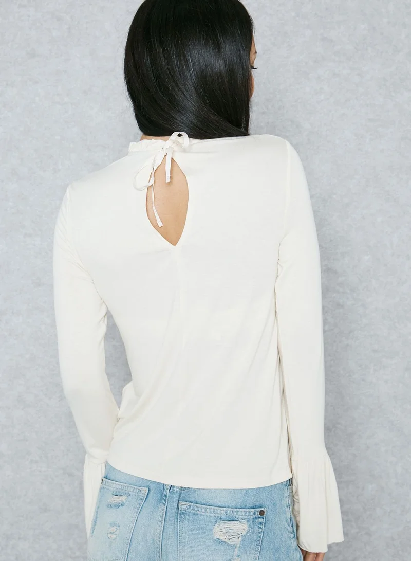 TOPSHOP Pie Crust Top
