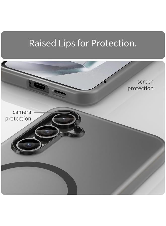 S-TOP Case For Samsung Galaxy S24 FE 5G MagSafe Frosted Translucent TPU + PC Full Coverage Phone Case - Image 5