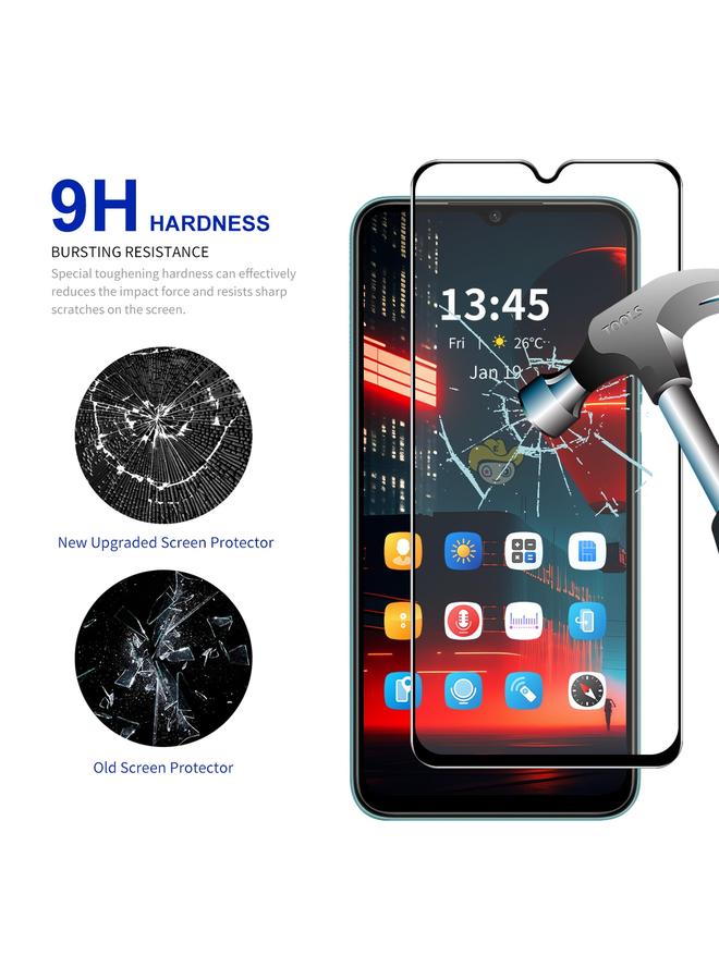 إيروريكس لهاتف Xiaomi Redmi A1+ / A2+ 4G، قطعتان من غشاء زجاجي مقوى عالي الجودة من الألومنيوم والسيليكون - Image 2