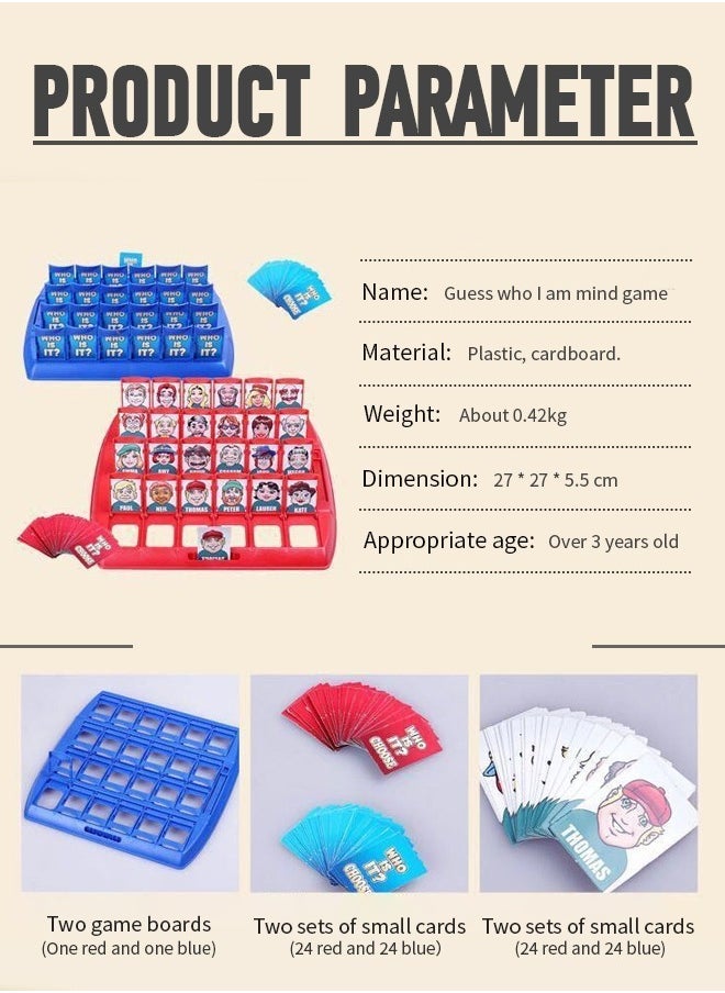 Generic - Guess Who? Board Game with Classic Characters by Winning Moves Games,Perfect for Family Gatherings - Image 1